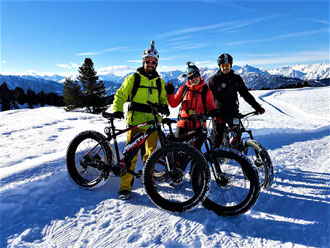 Bike im Schnee