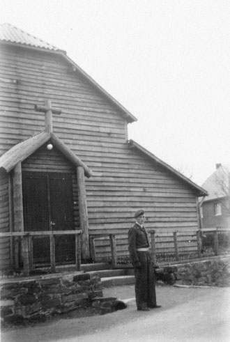 Rocherath 1952 :  vor der Notkirche