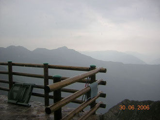 la pluie en montagne