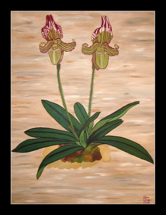 Orchidee in Öl 