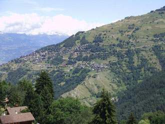 Chalet les Gires - Clèbes vu de Saclentze