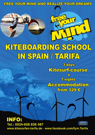 Kitesurfen lernen Urlaub in Tarifa