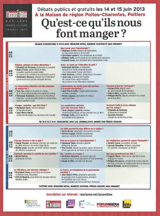 Qu'est-ce qu'il nous font manger ?