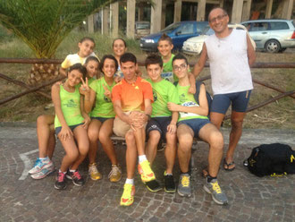 I juniores con il vincitore Ismail Adim