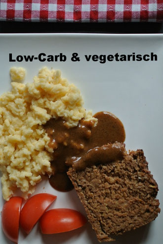 Low-Carb & vegetarisch: "Hackbraten" aus meinem Thermomix - Partyrezepte II