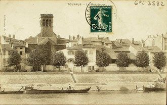 Le Quartier de la Madeleine depuis la rive gauche
