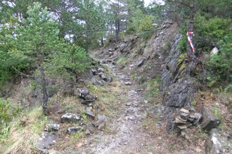 Le vieux chemin de Santa Lucia restauré