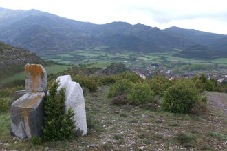 Le bassin de Hecho vu du Musée contemporain de sculptures