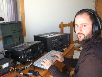 Io dopo una notte di radio.