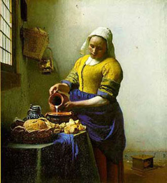 VERMEER - La lattaia