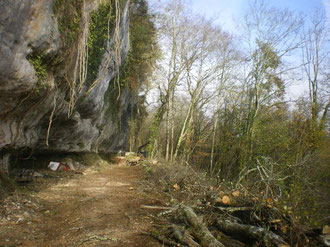 Mise en valeur des falaises du Téoulet