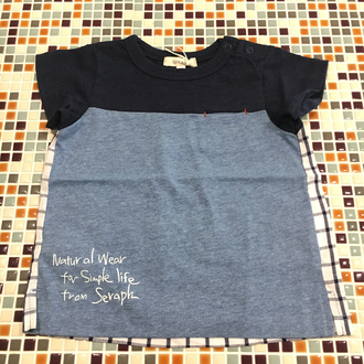 Seraph　　　　　　　　　　　　　　　　　　　 切替Tシャツ(S307097)　　　　　　　　　　　 (80・90・100・120・140㎝)　　　　　 ¥1.900+税