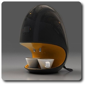 Pac-man style future espresso machine .. not for sale !