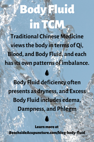 Body Fluid Patterns in TCM over splashing water on the Beachside blog