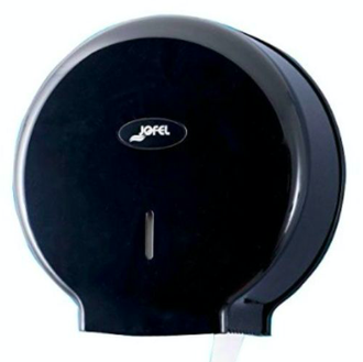 DISPENSADOR DE PAPEL HIGIÉNICO JOFEL MAXI BLACK - NEGRO AE58600