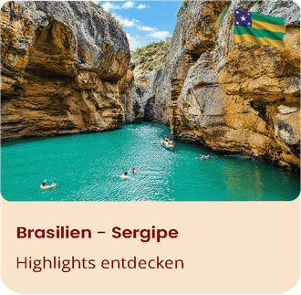 Freiwillgenarbeit Brasilien - Rio São Francisco zum Canyon Xingó bis zur Grote do Talhado