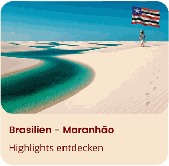 Freiwillgenarbeit Brasilien Reisen-Lencois Maranhenses - Lagoa Bonita in Barreirinhas Maranhao