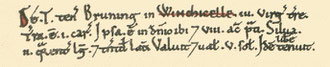 Wiggins Hill's entry in the Domesday Book from the Open Domesday website. See Acknowledgements. Click the image to enlarge.