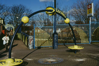 Lea Hall Station. Copyright Stephen McKay, licensed for reuse under Creative Commons: Attribution-ShareAlike 2.0 license. Geograph OS reference SP1486.