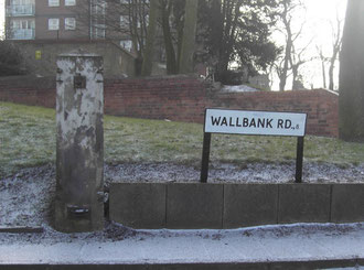 This is believed to one of the gateposts to the drive up to Ward End Hall. It has now been demolished. A small lodge stood to the left of the drive.