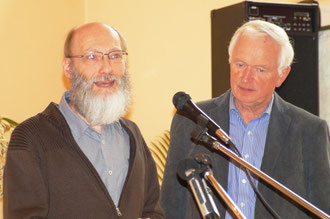 Hans-Dieter Huefgen und Pastor Hartmut Zopf
