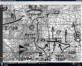 Situation map of Dec. 14, 1944