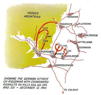 The  map of attack