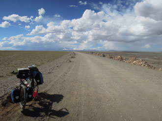 On the Tibetan plateau at 4'500m