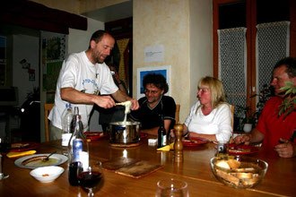 Uli und sein Aligot...mmmmhhh...gut