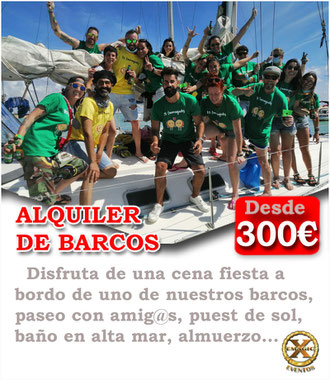 alquilar un barco en Cadiz
