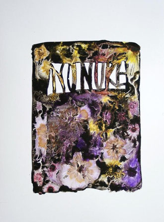NONUKE (Wild Flower)（mixed media painting）