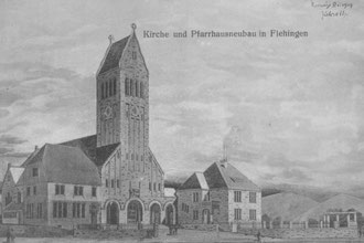 Über die Grundsteinlegung von St.Martin in Flehingen 1910 hat sicher die Presse berichtet, und in diesem Zusammenhang auch über die damit verbundene Auflösung des Simultaneums.