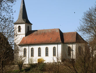 Die spätbarocke Pfarrkirche St. Peter in Bauerbach wurde 1792 eingeweiht.