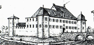 Die Tiefburg von Flehingen - im Umfeld dieses Schlosses ereignete sich vor fast genau 300 Jahren eine bemerkenswerte Rebellion.