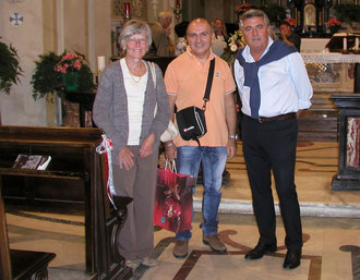 Unsere Freunde und Gastgeber in Villar Perosa