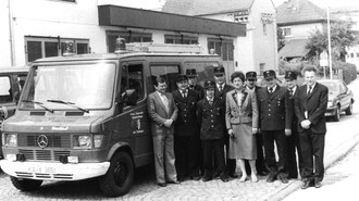 Abholung des TSF für Flehingen am 1.6.1984, kurz vor Absturz der Mirage in Oberderdingen 