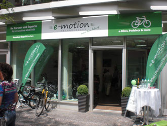 Shoperöffnung e-motion e-Bike Welt in München