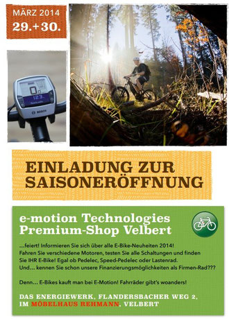 e-motion e-Bike Saisonstart Velbert