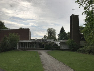 Die evangelisch-reformierte Kirche in der Wolfsburger Sauerbruch-Straße