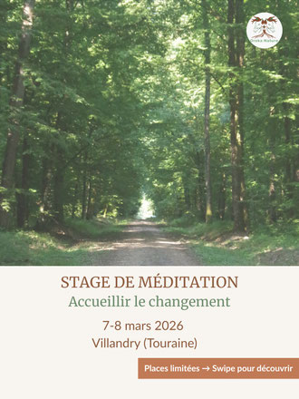 Stage de Méditation - Accueillir le changement à Villandry  Stage de Alexandra Bareyt à Villandry