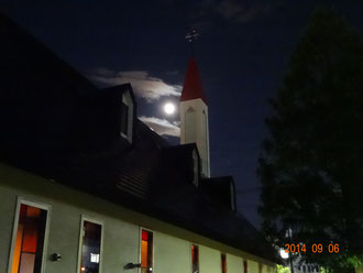 　　　　　　　9月6日の北26条教会夜景