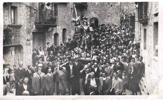 La Festa di San Michele  nel 1950 (Via Battista)