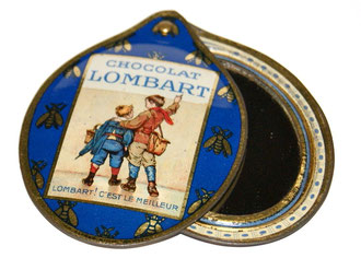 Chocolat LOMBARD Werbe-Spiegel