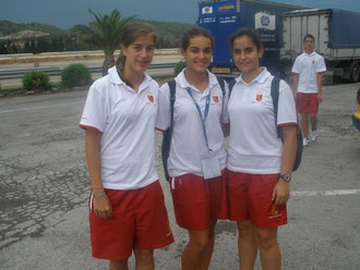 Rocio Jodar con la seleccion Murciana