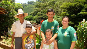 José Antonio Faconi und Familie