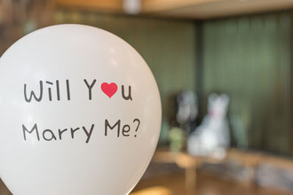 Hochzeitsantrag - Will you marry me?