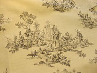 Toile de Jouy grau