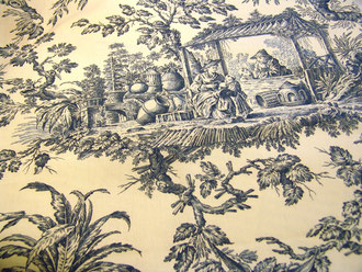 Toile de Jouy - St. Honoré bleu