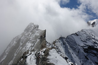 Weissmies Nordgrat, Weissmies N-Grat, Firngrat, Wallis, Hochtour