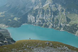 Fründenhorn SW Grat, Südwestgrat, Westgrat, Fründehorn, Fründenjoch, Zustieg, Doldorphin, Fründenhütte, Oeschinensee, Hüttenweg